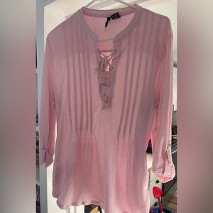 Women’s used pink blouse XL new direction